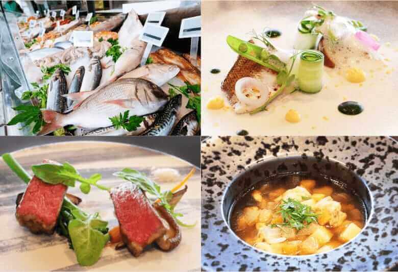 新鮮な瀬戸内海の海の幸とお料理のイメージ